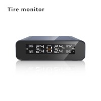 Smart Charging Digital  Solar-Powered Wireless External Automotive Tire Tpms Sensor Gauge Tire Pressure Monitoring System